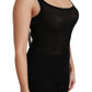Elegant Cashmere Spaghetti Strap Sleeveless Top