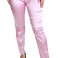Pink Metallic Chic Trousers