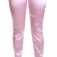 Pink Metallic Chic Trousers