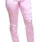 Pink Metallic Chic Trousers