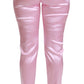 Pink Metallic Chic Trousers