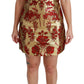 Elegant Mini Sleeveless Jacquard Dress