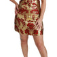 Elegant Mini Sleeveless Jacquard Dress