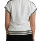 Elegant Crystal-Embellished Zip Sweater