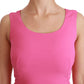 Chic Pink Sheath Mini Bodycon Dress