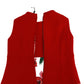 Chic Red Wool Shift Mini Dress