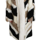 Sheep Fur Shearling Cape Jacket Coat