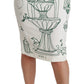 Enchanted Forest Midi High-Waist Skirt