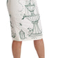 Enchanted Forest Midi High-Waist Skirt