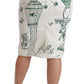 Enchanted Forest Midi High-Waist Skirt
