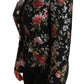 Floral Elegance Single Breasted Jacket