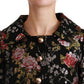 Floral Elegance Single Breasted Jacket