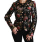Floral Elegance Single Breasted Jacket