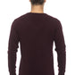 Burgundy Recycled Wool Men Sweater