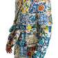 Multicolor Majolica Robe Jacket Coat