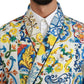 Multicolor Majolica Robe Jacket Coat
