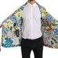 Multicolor Majolica Robe Jacket Coat
