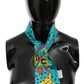 Elegant Multicolor Silk Scarf