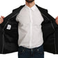 Polka Dotted Slim Fit Martini Jacket