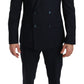 Elegant Navy Blue Martini Suit