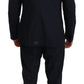 Elegant Navy Blue Martini Suit
