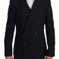 Elegant Navy Blue Martini Suit
