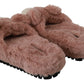 Chic Pink Bear House Slippers by D&G