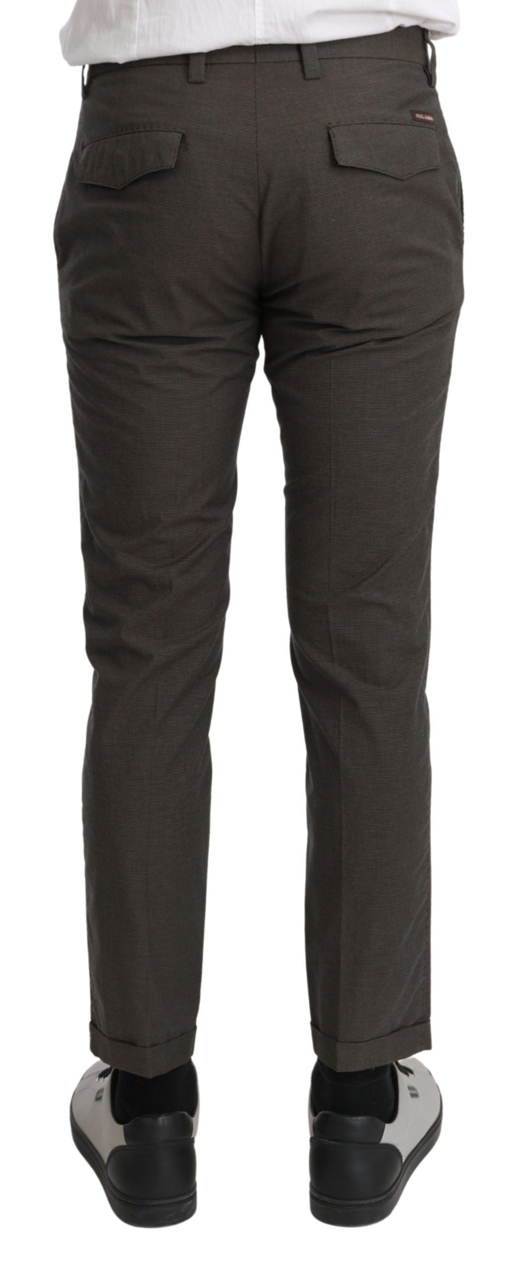 Elegant Brown Casual Pants