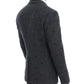 Embroidered Gray Wool Blend Blazer Jacket