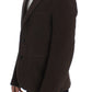 Elegant Brown Manchester Blazer Jacket