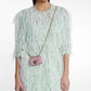 Elegant Pink Leather Micro Devotion Bag