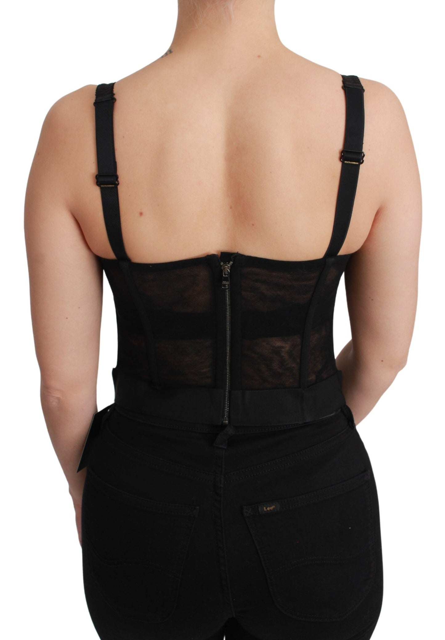 Elegant Sleeveless Bustier Corset Top