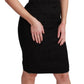 Sleek Black Bodycon Sleeveless Dress