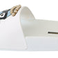 Elegant White Slide Sandals - Summer Chic