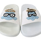 Elegant White Slide Sandals - Summer Chic