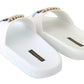 Elegant White Slide Sandals - Summer Chic