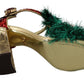 Elegant T-Strap Open Toe Sandals with Block Heels