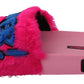 Chic Pink Power Slide Sandals – Perfect Beachwear