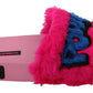 Chic Pink Power Slide Sandals – Perfect Beachwear