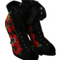 Elegant Floral Heel Booties