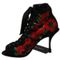 Elegant Floral Heel Booties