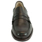 Elegant Dark Brown Leather Loafers for Men
