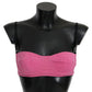 Elegant Pink Cotton Blend Bra