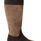 Chic Leather Knee-High Boots in Brown