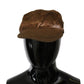 Brown Newsboy Beret Cabbie Fedora Hat