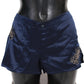 Chic Blue Lingerie Shorts - Pure Cotton Comfort