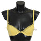 Radiant Yellow Lace Push-Up Bra