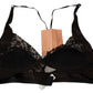 Elegant Lace-Trimmed Silk Blend Bra