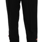 Tapered High Waist Crystal Embellished Trousers