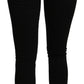 Elegant Slim Fit Black Denim Jeans